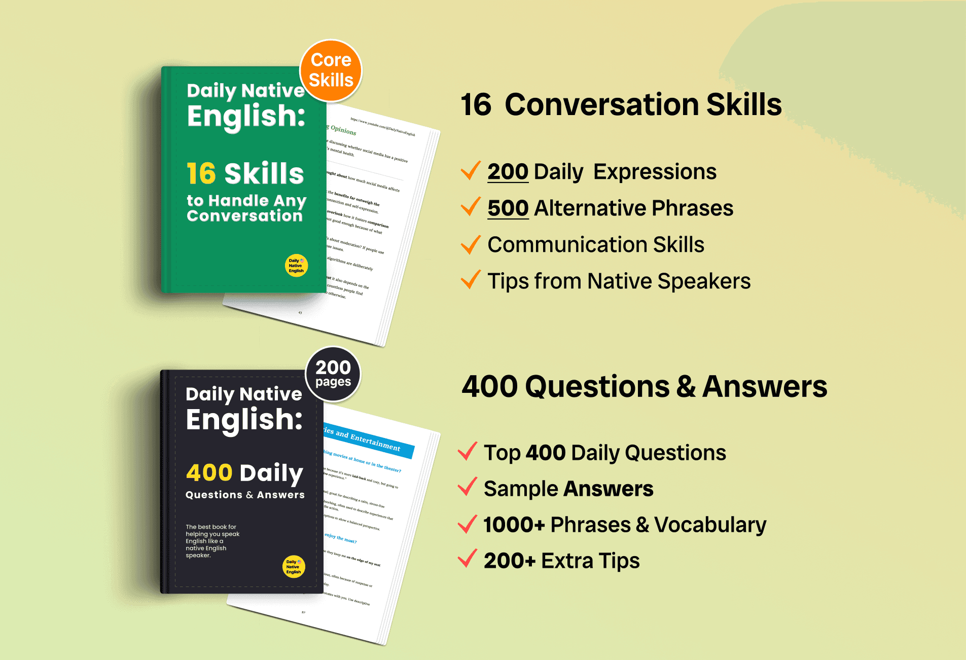 16 skills to handle any English conversation